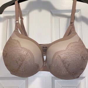 Maidenform Beige Lace 38D push-up Bra